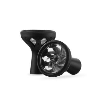 Μπολ Σιλικόνης και Γυαλί Μαύρο